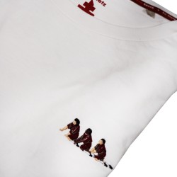 T-shirt Blanc Chenille 90 ans