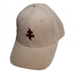 Casquette velours Beige