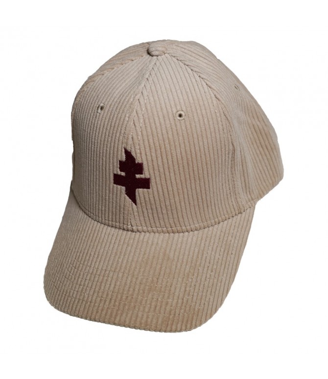 Casquette velours Beige