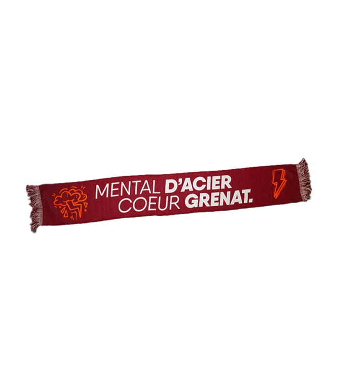 Echarpe "Mental d'acier, cœur grenat" 25-26