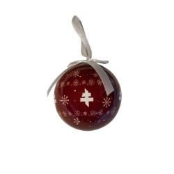 Boule de NOEL grenat