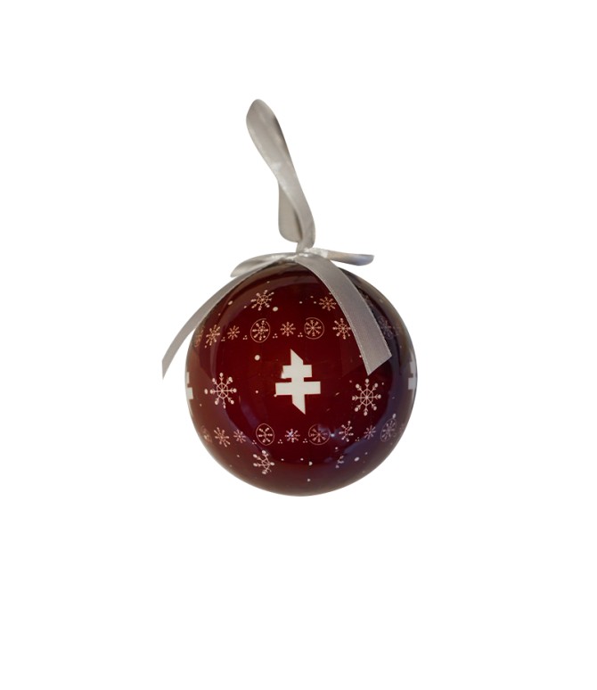 Boule de NOEL grenat