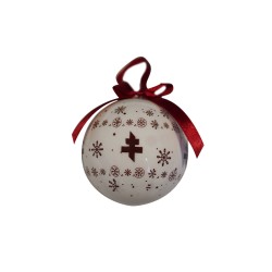 Boule de NOEL blanche