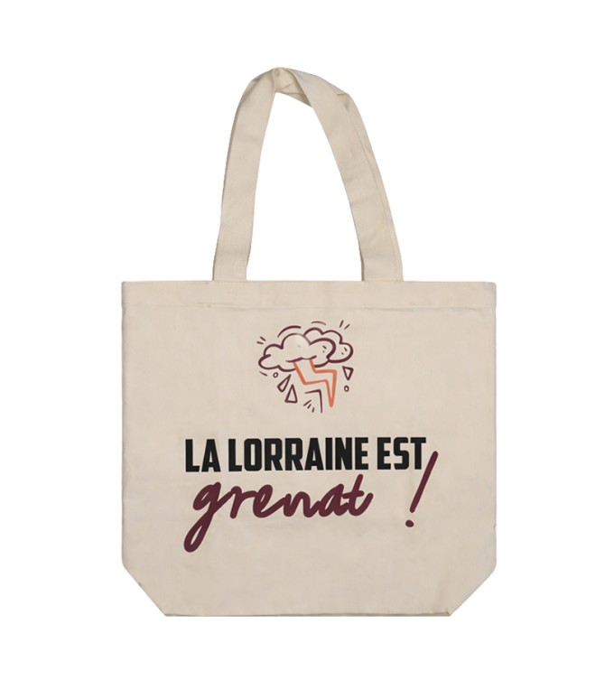 ToteBag La Lorraine est Grenat