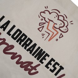 ToteBag La Lorraine est Grenat